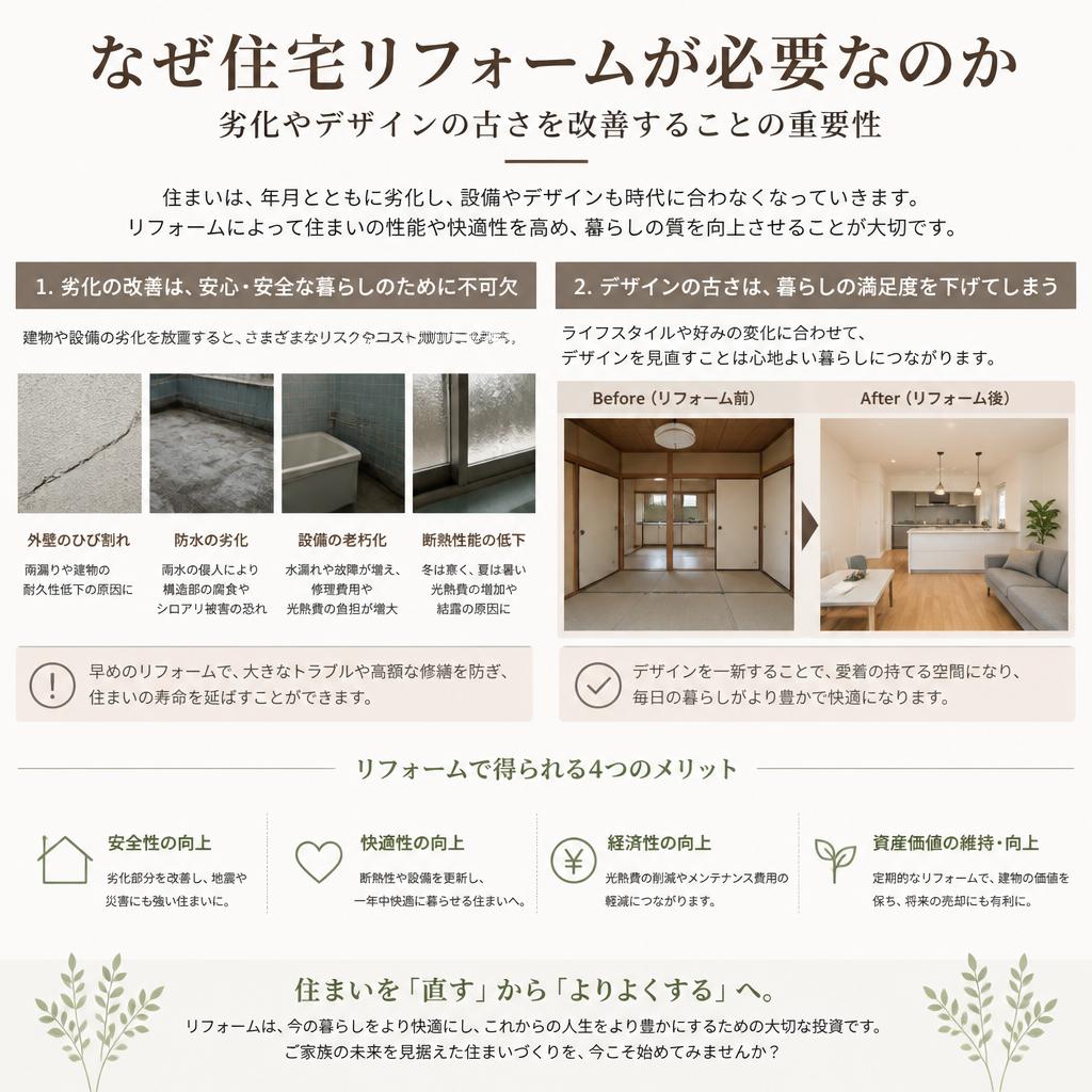 2. 住宅リフォームの必要性とは？