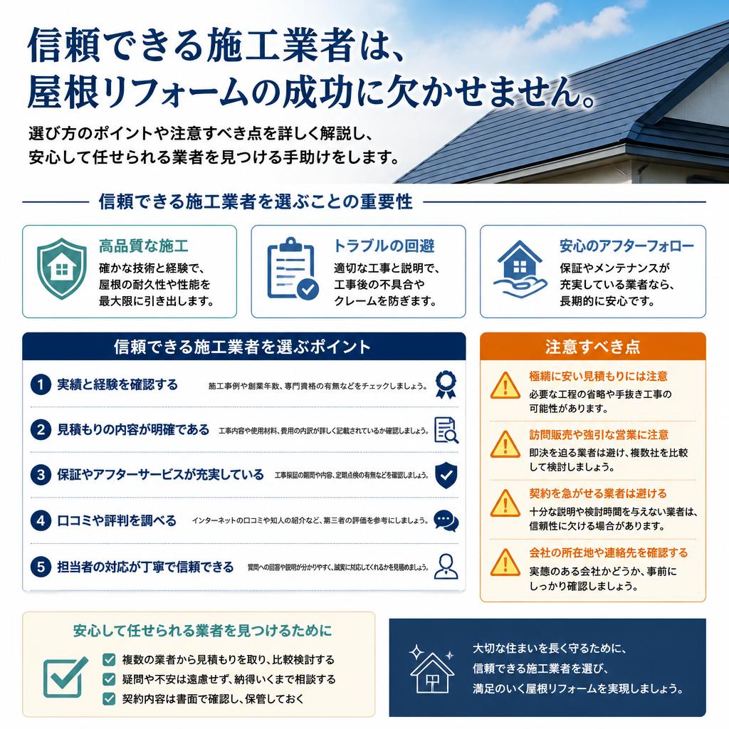 施工業者の選び方