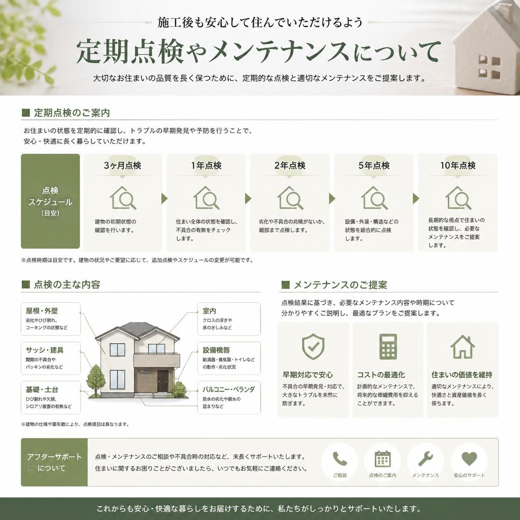 アフターフォローの重要性