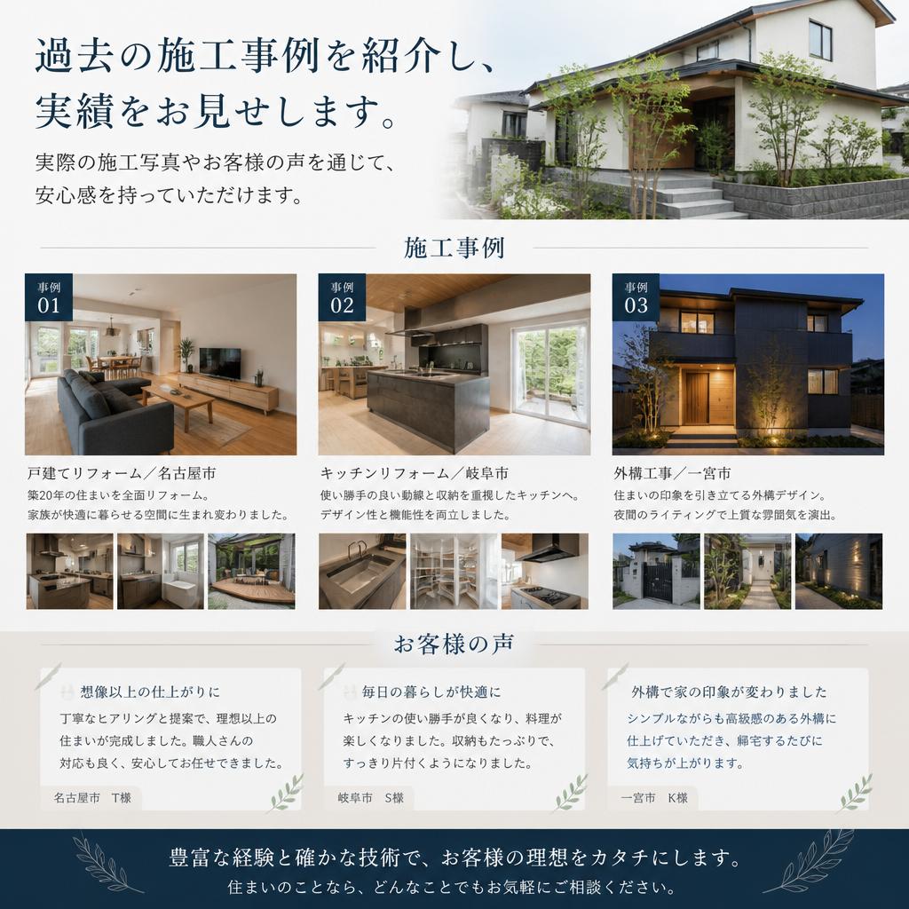 施工事例の紹介