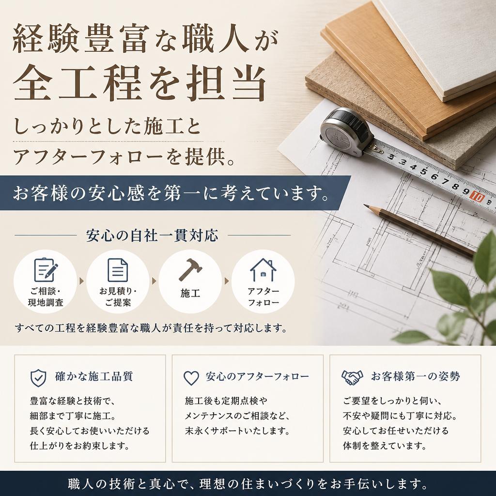 安心・信頼のサービス
